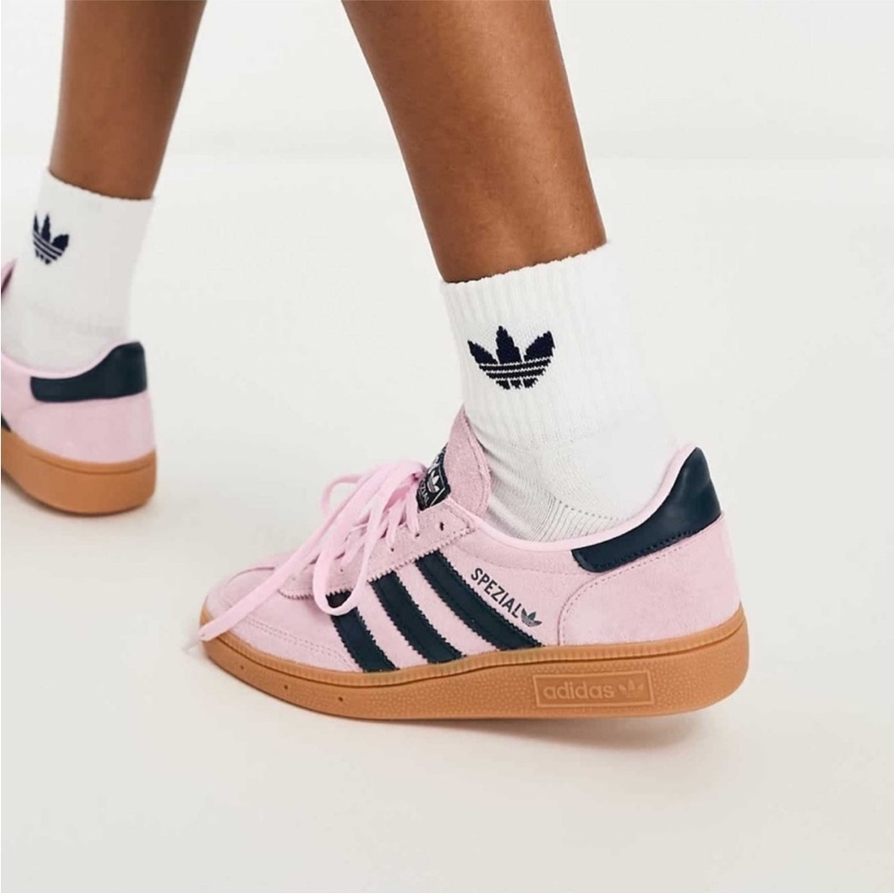 adidas Handball Spezial W Clear Pink / Arctic Night / Gum - Picture 3 of 12